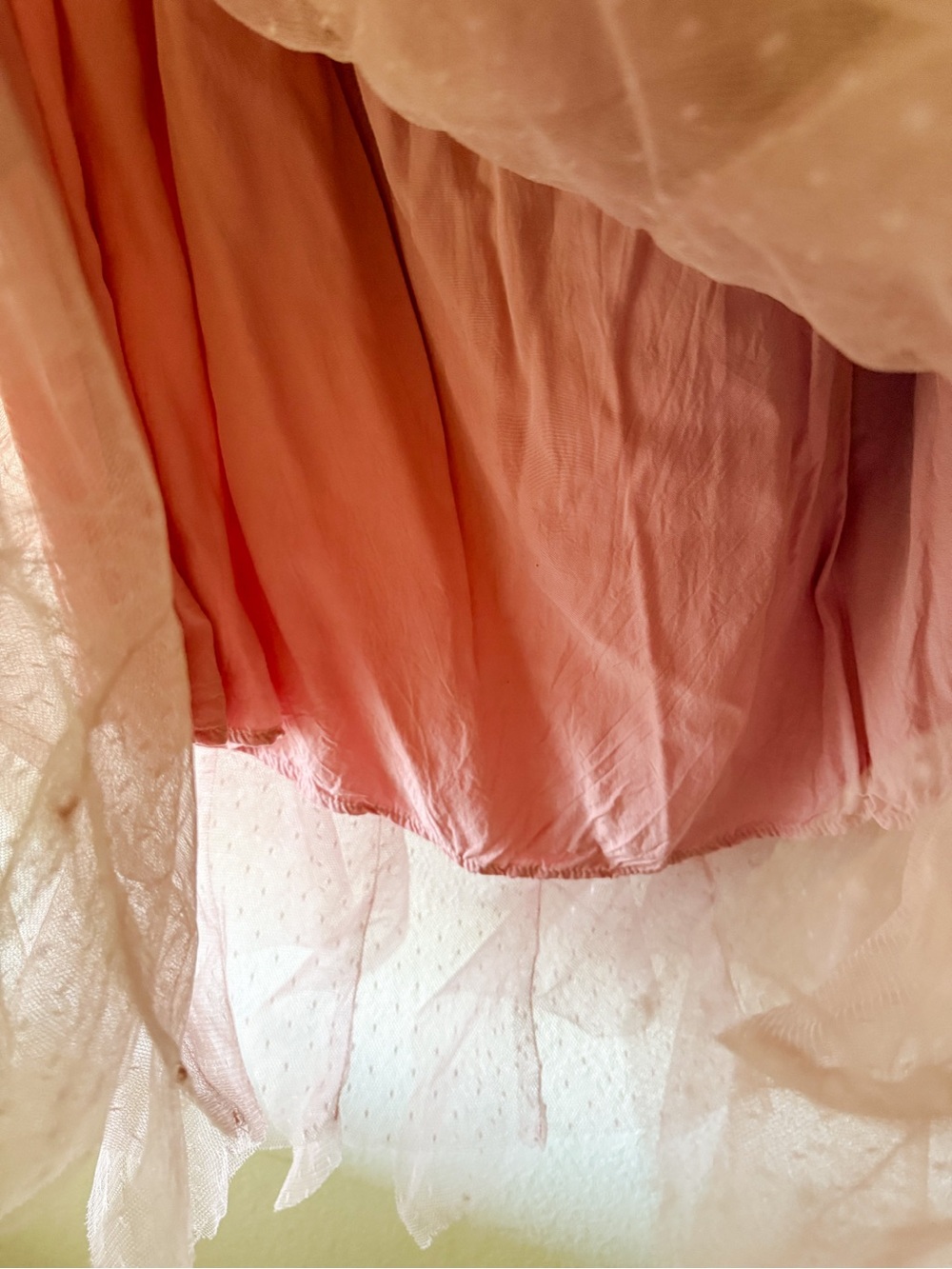 jade by jane | pink layered polka dot tulle skirt 2X - Picture 4 of 5
